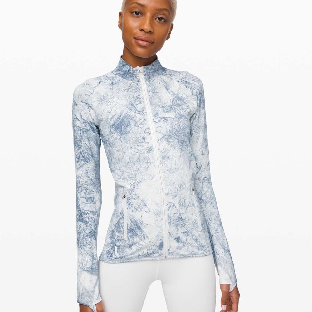 Lululemon Athletica Blue and White Jacket